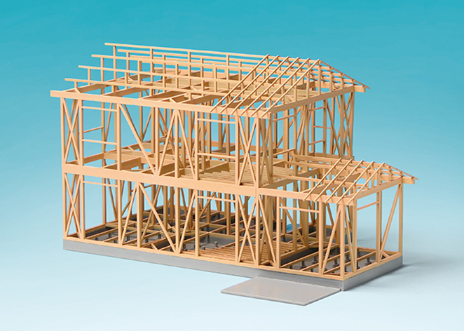 リフォームブックス 建築模型で学ぶ！ 木造軸組構法の基本 【第3版】310×235mm